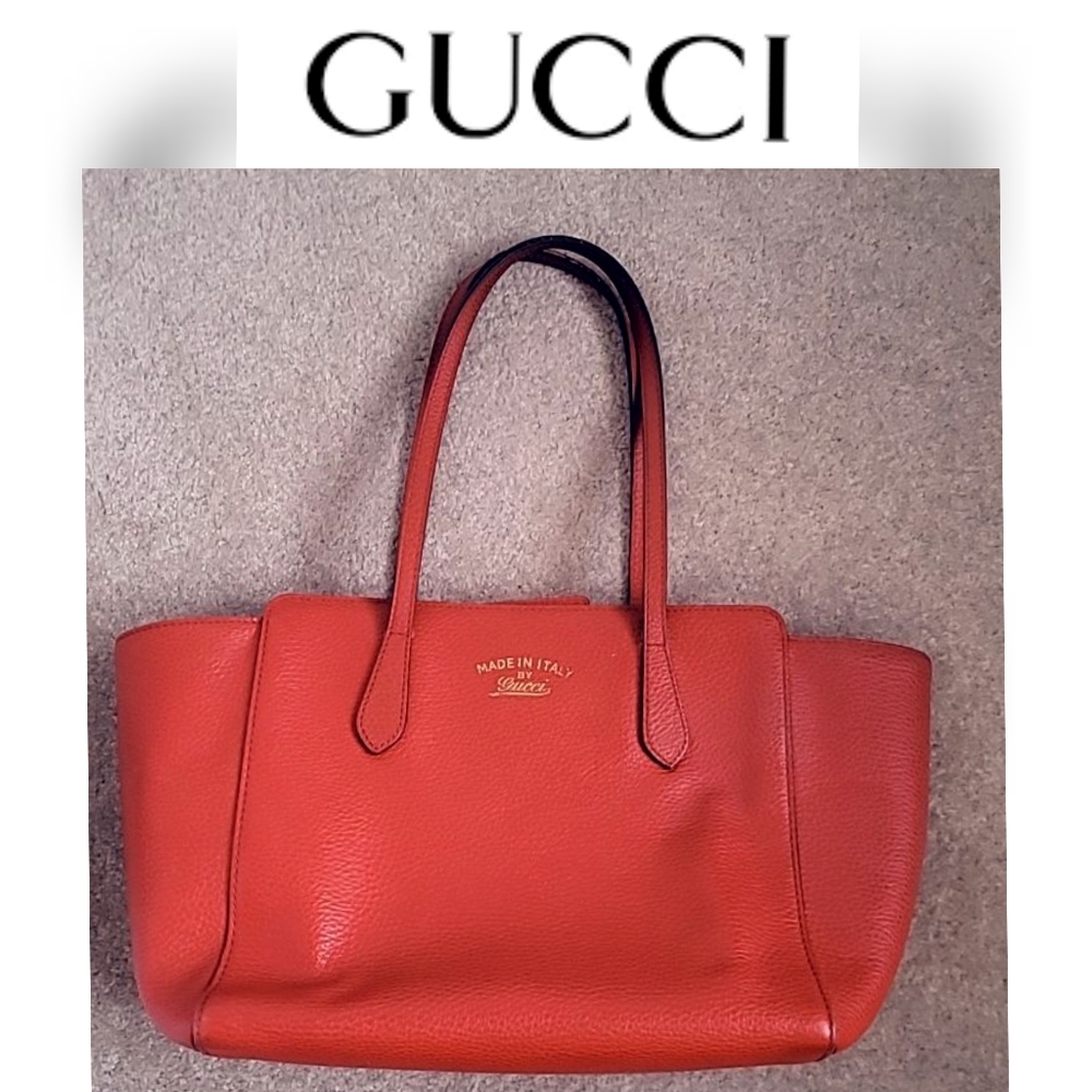 GUCCI Medium Swing Tote Red 💃👜❤️